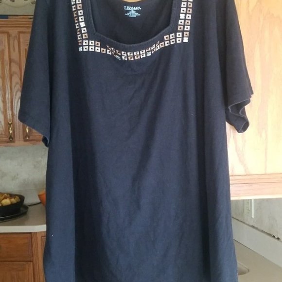 LIZ  &  ME WOMENS TOP BLOUSE SIZE  3X  26/28W - Picture 6 of 12